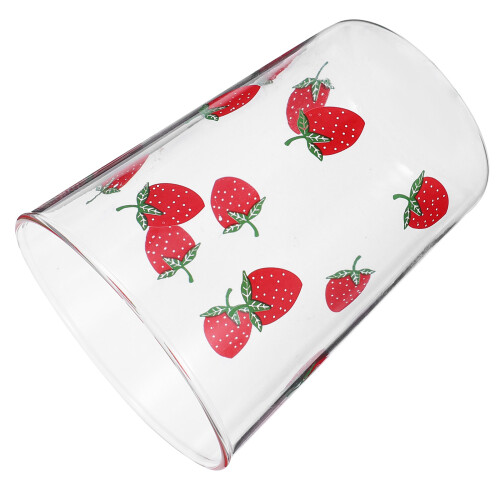 Glasbecher Druckbecher Glas Wasserbecher