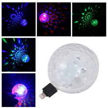1Stk Tragbare USB Mini Stroboskoplicht Bunte LED Dj Bühne Partylicht