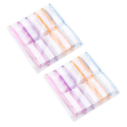 20 Pcs Nail Tools For Technician Manicure Brush Cleaner Cleaning