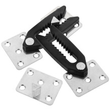 2Stk Möbelverbinder Sofa Klips Stabil Langlebig Silberfarben