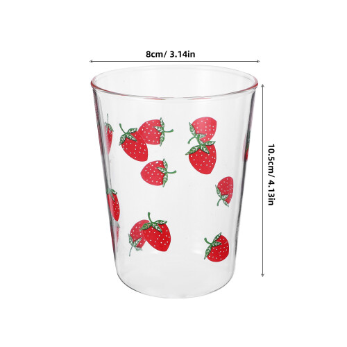 Glasbecher Druckbecher Glas Wasserbecher 1