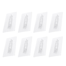 8Stk Klare Regalstützen Aus PVC Für Küchen- Und Wohnzimmerschränke
