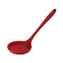 Suppensieb Löffel Zum Kochen Rot Geschlitzte Schaumlöffel