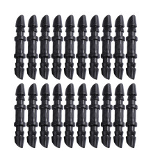 50Stk Hose Fitting Schwarz Für Garten Drip Micro Tubing Anschluss