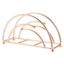 Goldener Eisen Serviettenhalter Metall Design Tisch Organizer