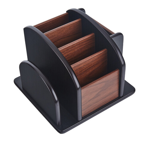 Desktop-Stifthalter Schreibtisch-Organizer Bambus