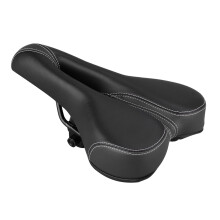 Schwarzer Fahrradsattel Komfortabler Reitsitz Für Mountainbike