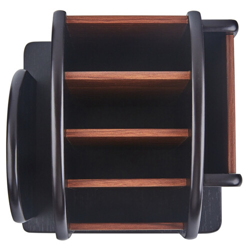 Desktop-Stifthalter Schreibtisch-Organizer Bambus 1