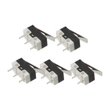 5 Stück Mikroschalter Elektrisch Schwarz