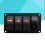 Auto Lichtplatte Marine-Panel Automobil-Panel Wagen Schalttafel 5