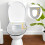 Plüsch- Toilettenabdeckungskissen Wasserdicht 3
