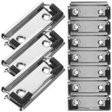 10Stk Metall Klemmen Für Clipboard Büro Schreibtisch Aktenclips Silber