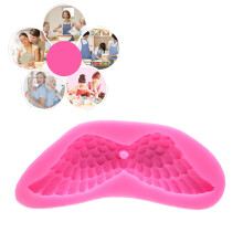 Rosa Silikon Flügel Fondantform Backform Für Kuchen Und Eis