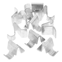 20Stk Metall Regalclips Schwerlast Halterung Für Büroschrank Silber