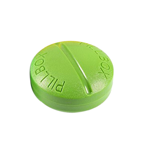 Pillen Organizer Pillenhalter Pillendose Rund