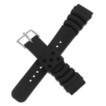 22Mm Silikon Uhrenarmband Schwarz Wasserdicht Strap Ersatz