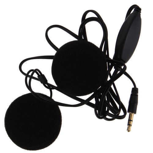 1 Kit Oreillette Ergonomique Noir Compatible Intercom Et Appels