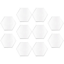 10Stk Klare Acrylblanks Kinder DIY Mehrzweck Acrylkarten Transparent