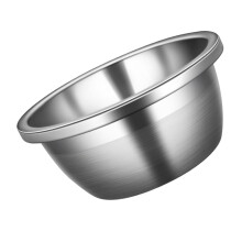 1Stk Edelstahl Schüssel Küchenhelfer Mixschüssel Für Haushalt Silber