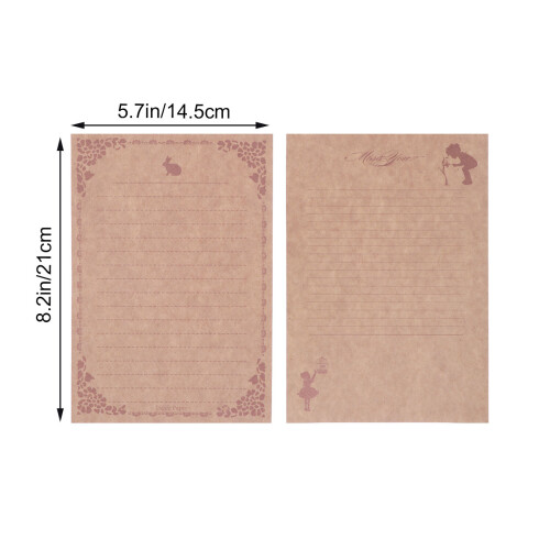 8 Stk Schreibwaren Buchstabe Schreibpapier 1