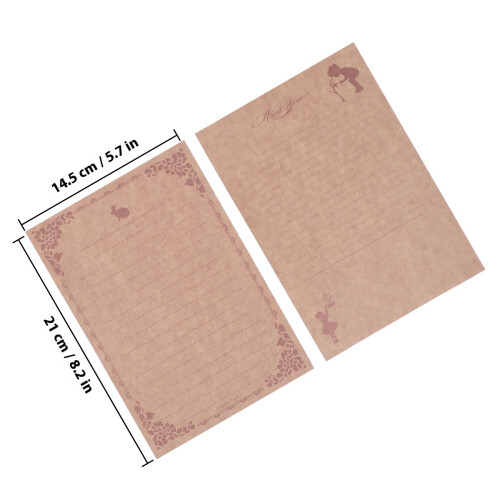 8 Stk Schreibwaren Buchstabe Schreibpapier 2