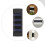 Solar-Wandleuchte Scheinen Pvc Gartenbeleuchtung 11