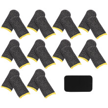 1 Set Spiel Fingerlinge Beruf Silberfaser Handschuhe