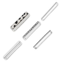 5Stk Metall Uhrband Schmuck Charms Silber Elegant Für Armband