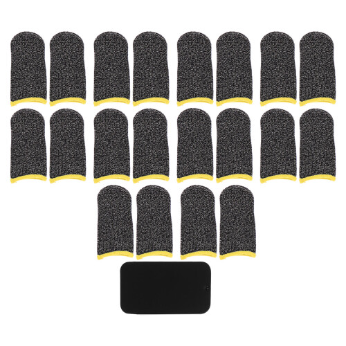 1 Set Spiel Fingerlinge Beruf Silberfaser Handschuhe 1