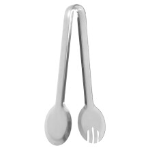 1Stk Edelstahl Einzahn Salatklammer Langlebige Küchenzange Silber