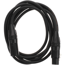 Schwarzes Mikrofonkabel Aus Kupfer PVC Für Heim-Audioverbindung