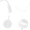 2st W Tischlampe Einfach Arbeitslampe Led 2