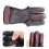 Coffee PU Bogenschützer Leder Fingerhandschuh Schutz 5
