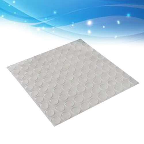 100Stk Dunkelgraue Buffer Pads Möbelpuffer Aus Silikon Selbstklebend 1