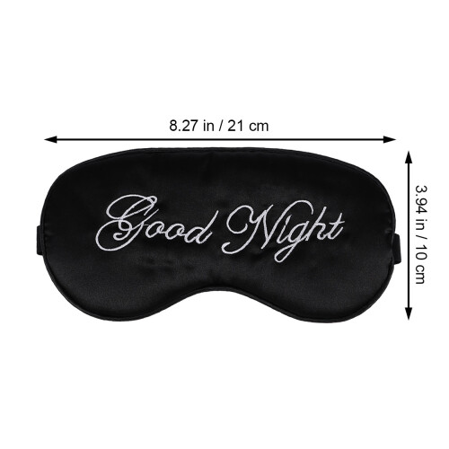 Schlafmaske Eyeshade Augenbinde (Schwarz) 2