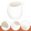Milchtopf Soßenboot Milchvorratsbehälter Keramik Kaffeeweiß 7