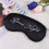 Schlafmaske Eyeshade Augenbinde (Schwarz) 4