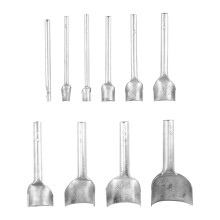 10Stk Halbrund Lederstanzer Set Stahl Silber Für DIY Lederhandwerk