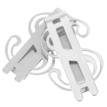 2 Stücke Büro Clip Metall Clip Lagerung Clamp Zeichen Für