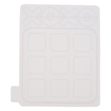 Silikonform Tic Tac Toe Spiel DIY Epoxid Harz Form Weiß Flexibel