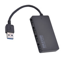 4 -Hub -Geräteanschluss -Adapter - Black