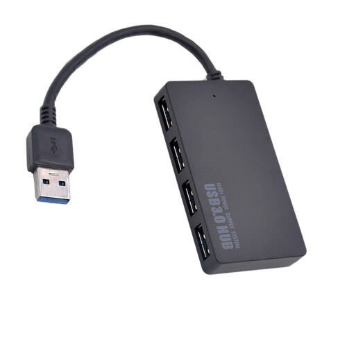 4 -Hub -Geräteanschluss -Adapter - Black