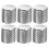 6Stk Silber Metall E-Gitarre Knöpfe Flach Bass Tone Knobs Langlebig 5