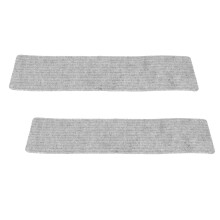 2Stk Rutschfeste Treppenmatten Grau Polyester Tpr Selbsthaftend Kinder
