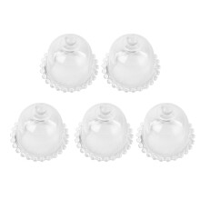 5Stk Klare Glas Abdeckung Für Kuchen Lebensmittelschutz Dekoration