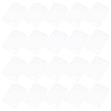 50Stk Transparent PVC Badge Holder Für Ausweise Und Arbeitsschutz