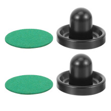 1Set ABS Eishockey Pusher Schwarz, Ersatzgriff Für Tischspiel Zuhause
