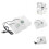 Usb-Lüfter Spielkonsole Ventilator -Lüfter Abs Weiß 8