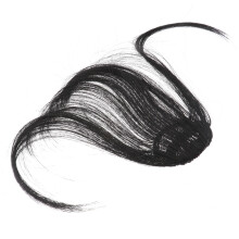 Pony-Haarteil Zum Anklipsen, Für Mädchen Und Damen, Schwarz