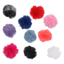 10Stk Flauschige Mikrofon Windmuff Für Lavalier Mikrofone Farbig
